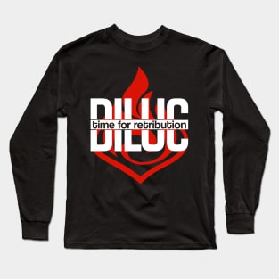 DILUC pyro time for retribution Genshin Impact Long Sleeve T-Shirt